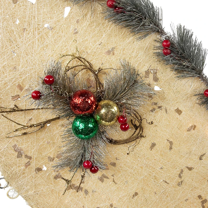 39" Ivory & Gold Sleigh Outdoor Christmas Décor