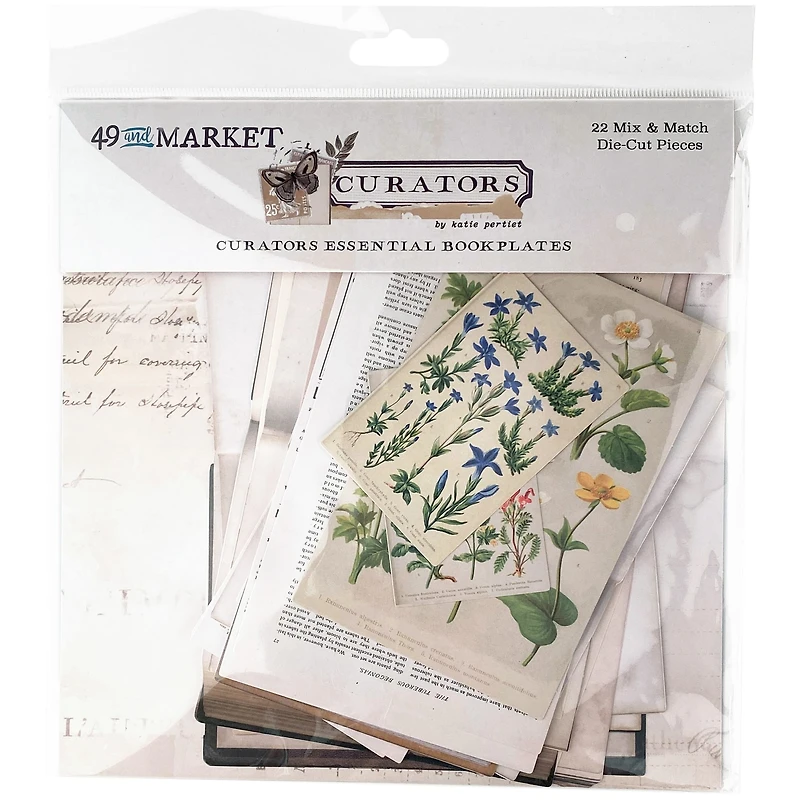 49 and Market Curators Essential Cardstock Bookplates
