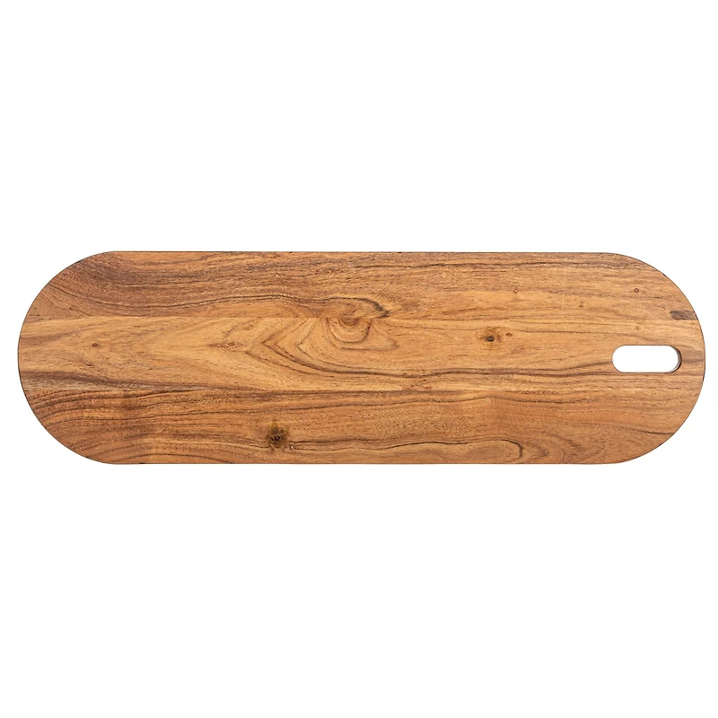 Hello Honey® 25" Natural Acacia Wood Serving Board with Handle