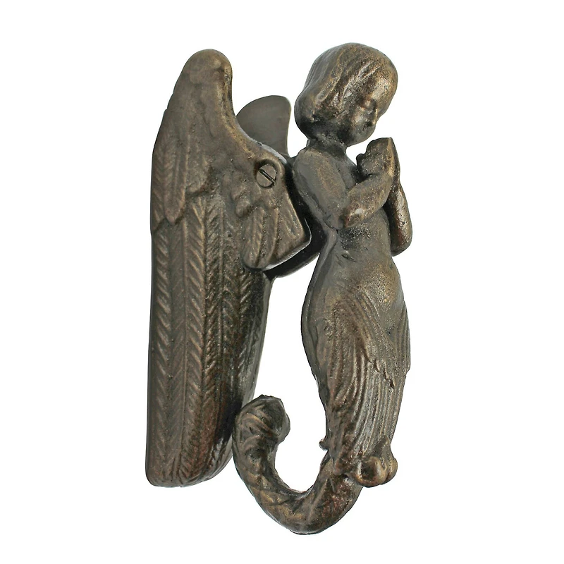 Design Toscano 6.5" Balinese Winged Mermaid Door Knocker