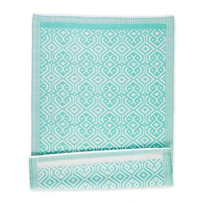 DII® Aqua Moroccan Rug, 4ft. x 6ft.