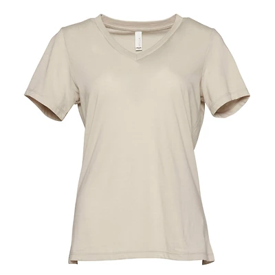 BELLA+CANVAS® Women's Relaxed V-Neck Heather T-Shirt