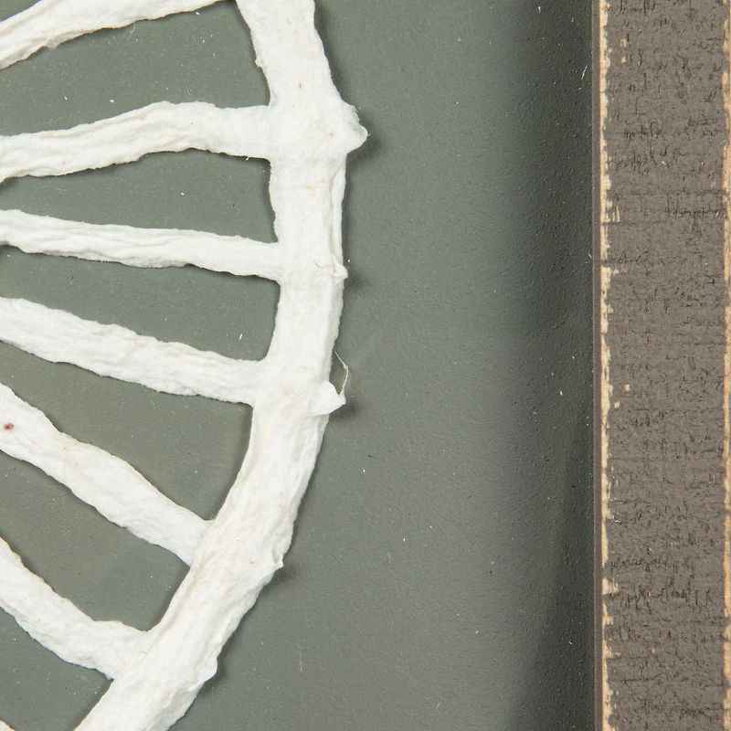 Hello Honey® Floral Mixed Material Wall Art with Glass Cover