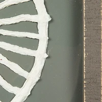 Hello Honey® Floral Mixed Material Wall Art with Glass Cover