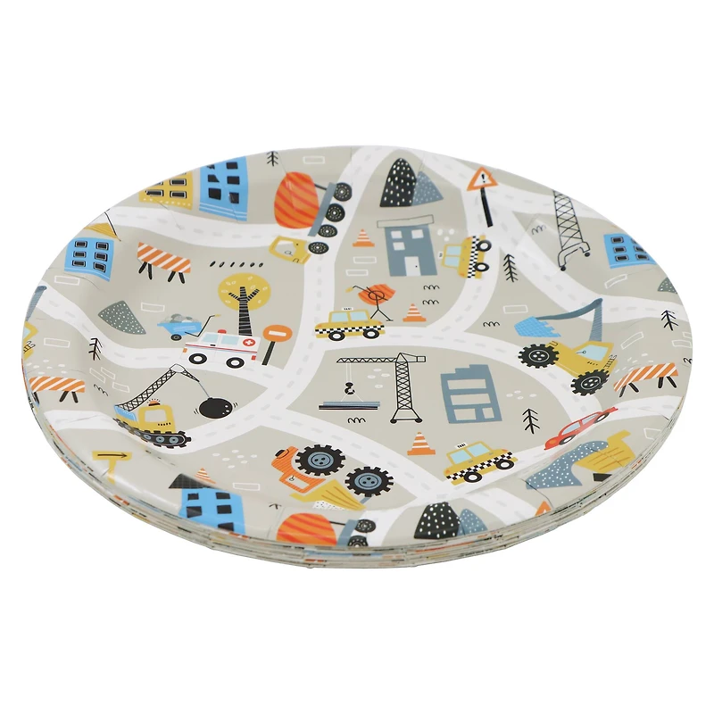 9" Construction Dinner Plates, 10ct. by Celebrate It™