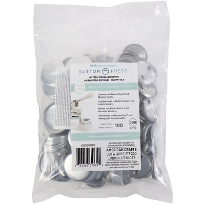We R Memory Keepers® Button Press™ Medium Button Pieces Bulk Refill Pack, 100ct.