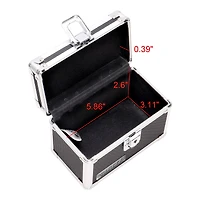 Vaultz Black 3" x 5" Storage Box