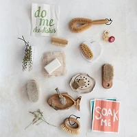 Hello Honey® 6" Ivory Stoneware Soap Dish with Removable Tray