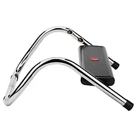 Mind Reader Black Adjustable Height Footrest for Under Desk