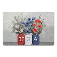 USA Mason Jars Floor Mat