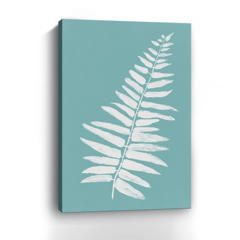 Teal Botany I Canvas Giclee