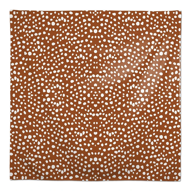 Terracotta Spots Tablecloth