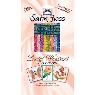 DMC® Pastel Whispers Floss, Satin Floss Collection, 8.7yd.