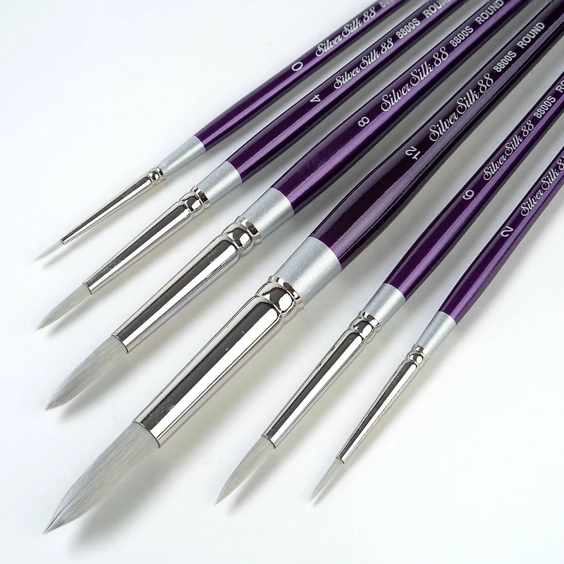 Silver Brush Limited Silver Silk 88® 5 Piece Round Brush Set