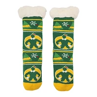 Elf™ Buddy Silhouette Adult Sherpa-Lined Quarter Crew Socks