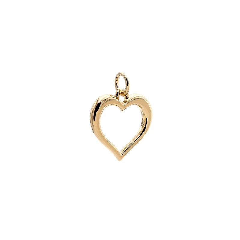 Charmalong™ 14K Gold Open Heart Charm by Bead Landing™