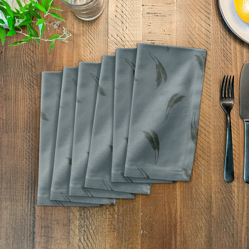 Feather Grass Cotton Twill Napkin