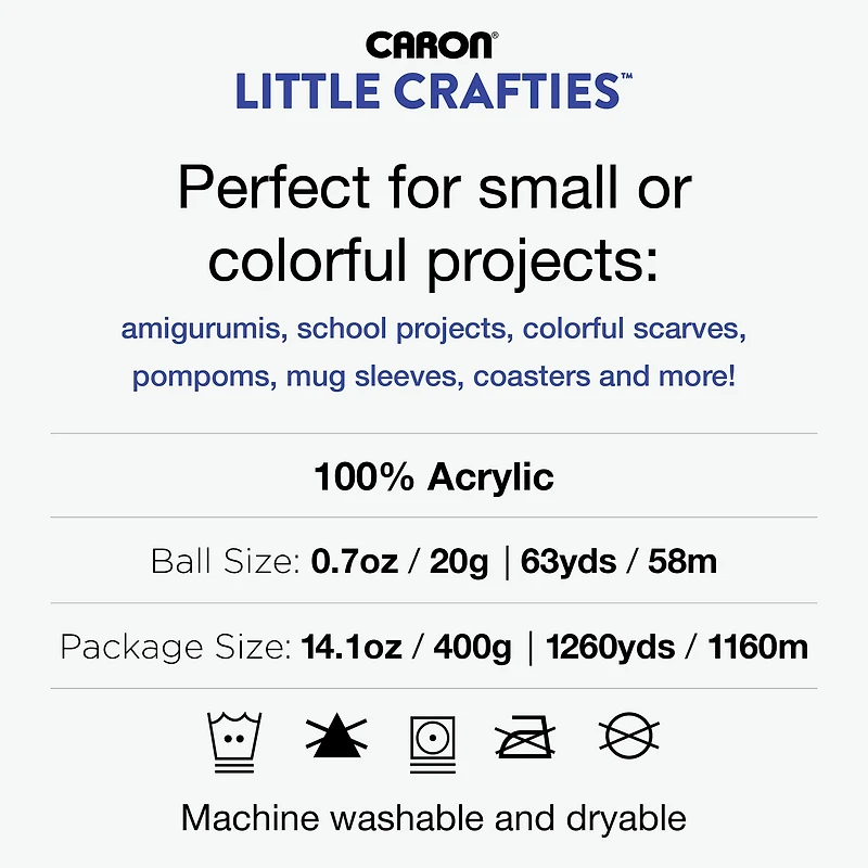 20 Pack Caron® Little Crafties™ Yarn