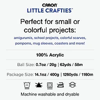 20 Pack Caron® Little Crafties™ Yarn