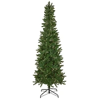 7.5ft. Pre-Lit Wicklow Noble Fir Pencil Artificial Christmas Tree, Clear Lights