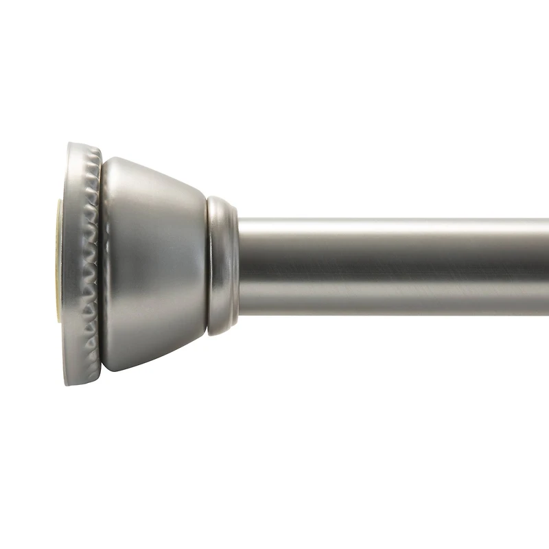 Bath Bliss Satin Nickel Tension Shower Rod