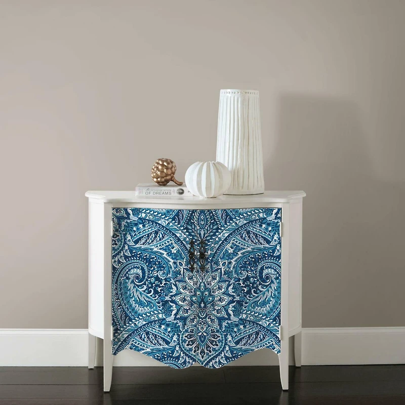 RoomMates Blue Swept Away Peel & Stick Wallpaper