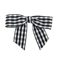 JAM Paper 7/8" Gingham Check Twist Tie Bows