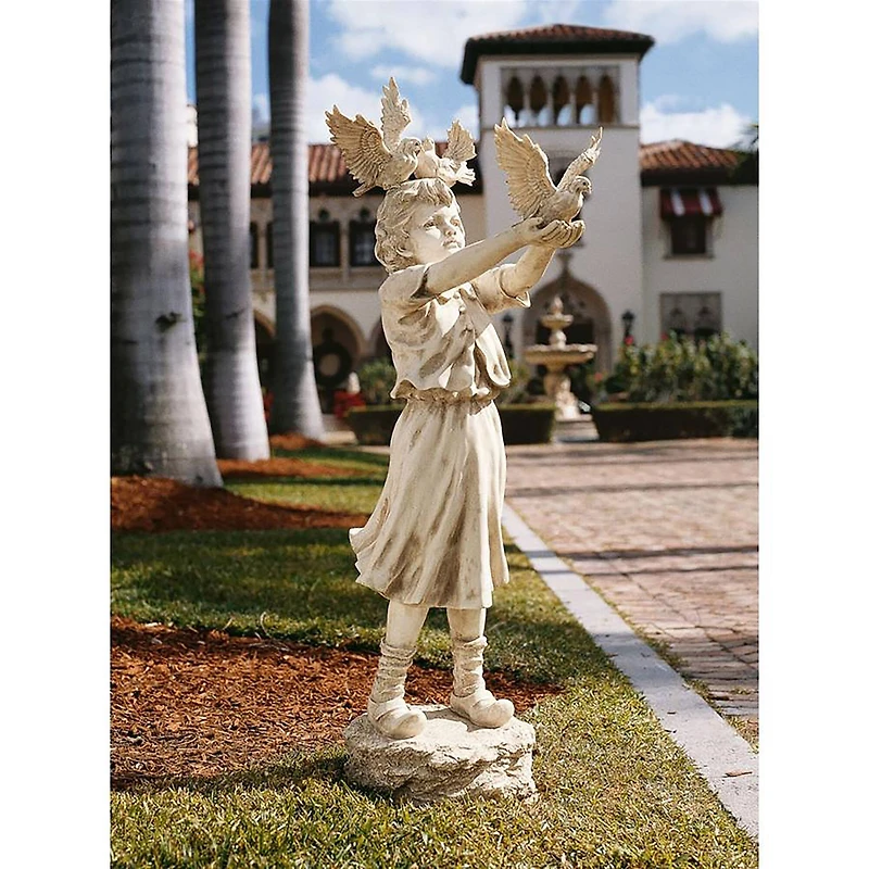 Design Toscano 46.5" The Doves of St. Mark's Square Sculpture
