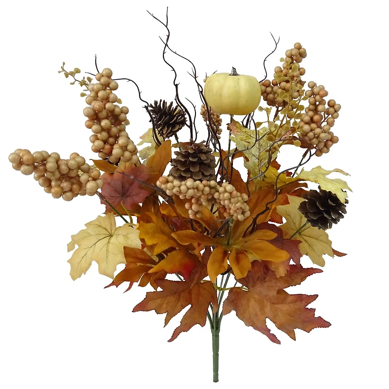 21" Cream Pumpkin & Berry Deluxe Bush by Ashland®