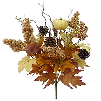 21" Cream Pumpkin & Berry Deluxe Bush by Ashland®