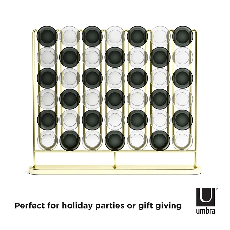 Umbra Brass Stax 4 in a Row