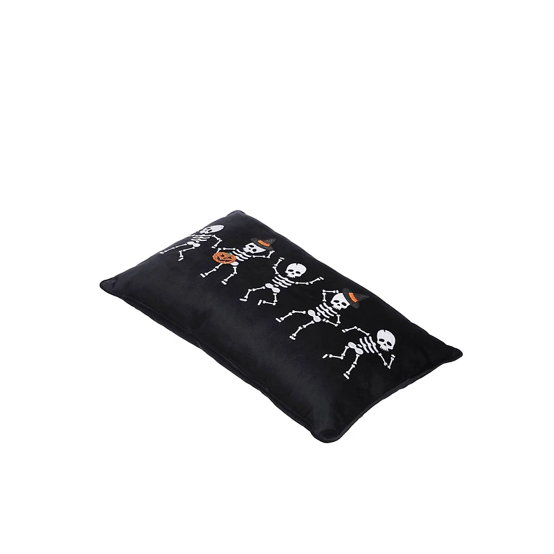 20" Dancing Skeleton Accent Pillow by Ashland®