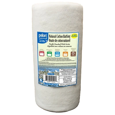Pellon® 90" x 20yd. Natural Cotton Batting with Scrim