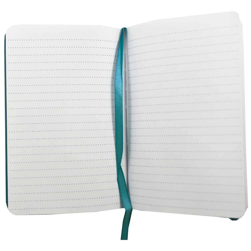 JAM Paper Travel Size Hardcover Notebook with Elastic Band