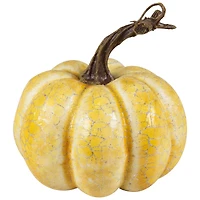 4" White Artificial Fall Harvest Pumpkins, 3ct.