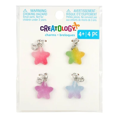 Textured Star Charms, 4ct. by Creatology™