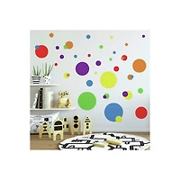 RoomMates Just Dots Primary Peel & Stick Wall Decals