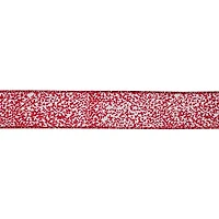 1.5" x 30ft. Red & White Sugar Wired Ribbon by Celebrate It®