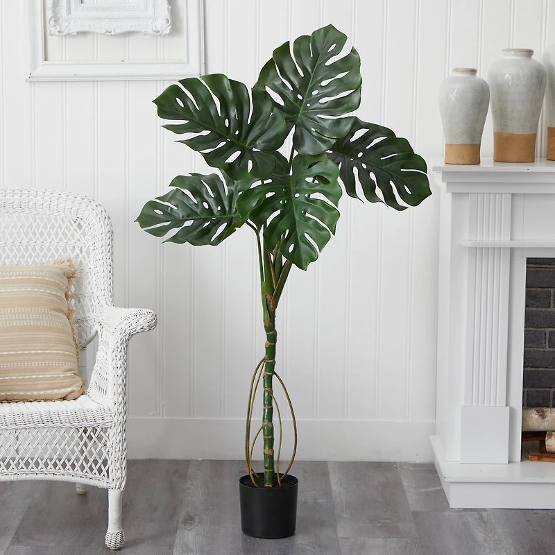 4ft. Potted Monstera Artificial Tree