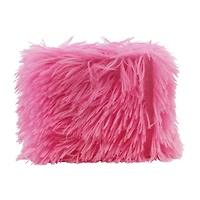 4" Pink Faux Fur Decorative Container by Ashland®