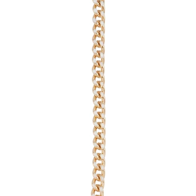 18" White & Gold Enamel Curb Chain by Bead Landing™
