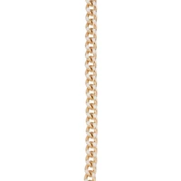 18" White & Gold Enamel Curb Chain by Bead Landing™