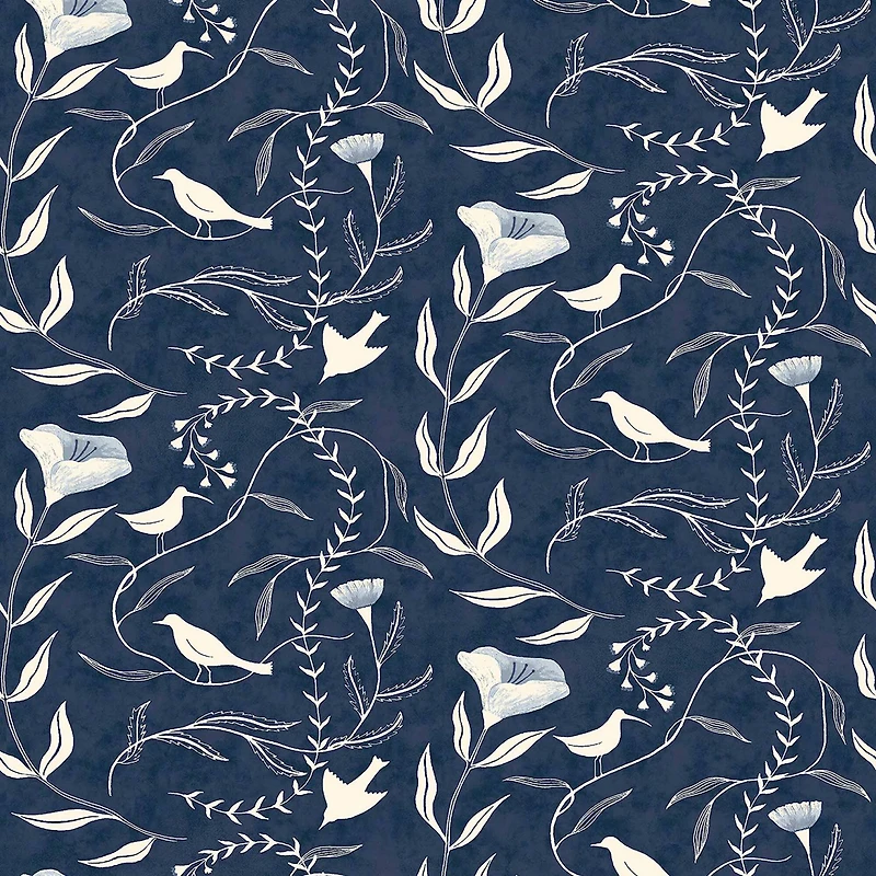 Elana Gabrielle Birdsong Baltic Peel & Stick Wallpaper