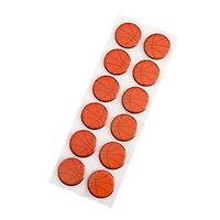 12 Packs: 12 ct. (144 total) Mini Basketball Stickers by Recollections™
