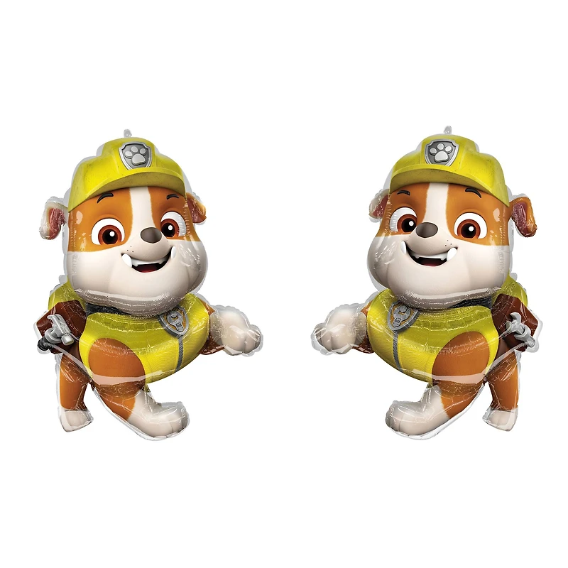 SuperShape® 32" PAW Patrol™ Rubble Double-Sided Foil Balloon