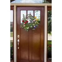 22” Spring Floral Wreath