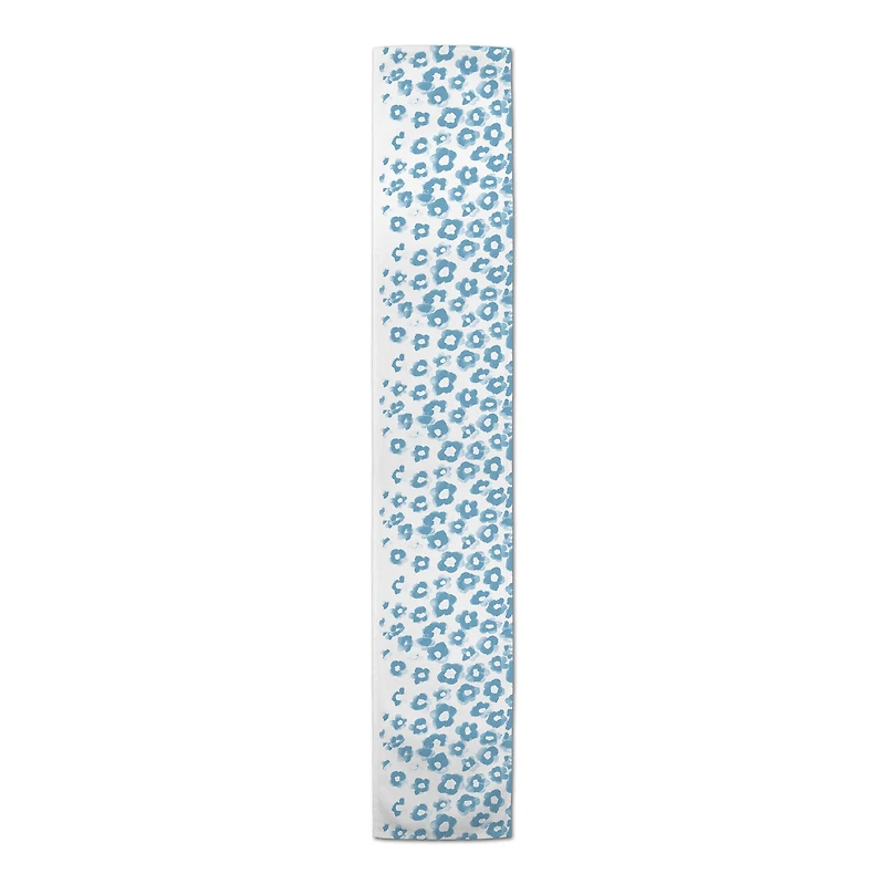 Blue Cheetah Indoor/Outdoor Table Runner