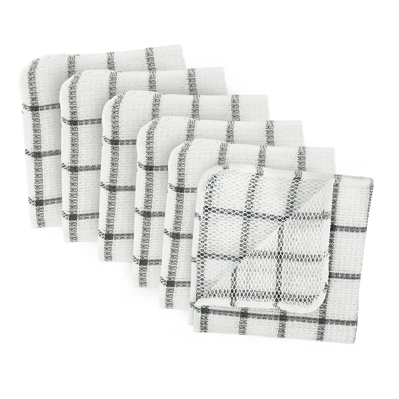 Gray Scrubber Dishcloth, 6ct.