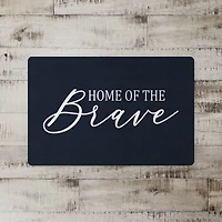 Home Of The Brave Floor Mat