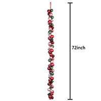 6ft. Burgundy & Green Shatterproof Ball Ornament Garland by Ashland®